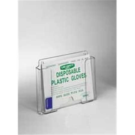 Rack Em Racks RackEm Racks 5161 Small Poly Glove Dispenser - Clear Plastic 5161